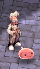 Poring Race Staff NPC in Prontera